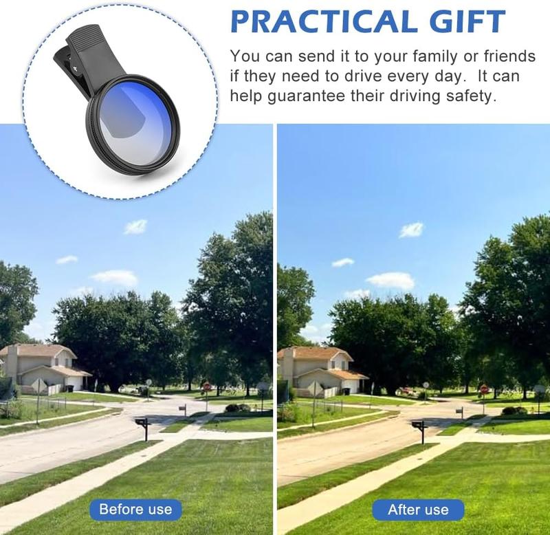 🔥 SALE 50% OFF✨52mm Clip-on CPL Phone Camera Lens Filter Kit