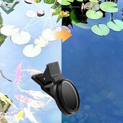🔥 SALE 50% OFF✨52mm Clip-on CPL Phone Camera Lens Filter Kit