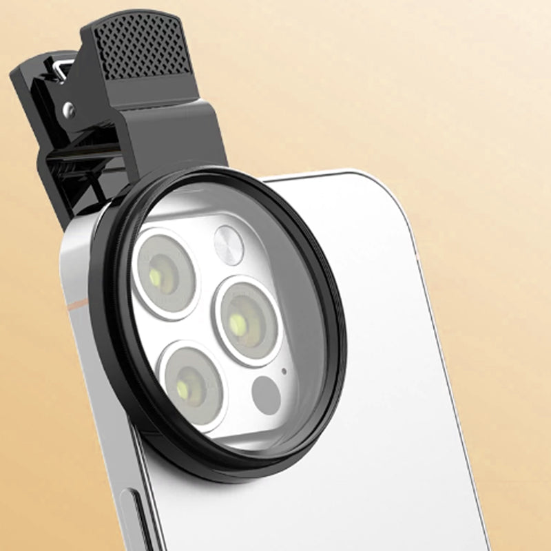 🔥 SALE 50% OFF✨52mm Clip-on CPL Phone Camera Lens Filter Kit