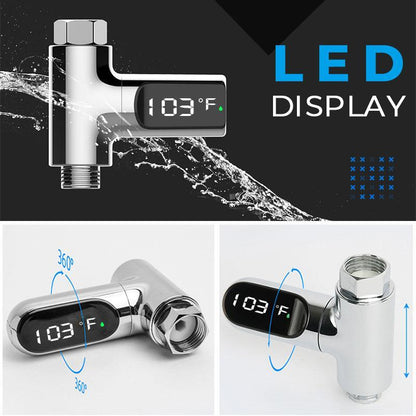 🔥Christmas Limited-Time Offer: 50% OFF!!!🔥🌡️ SHOWER THERMOMETER - LCD Display with Backlight, Easy Installation Without Tools, IPX7 Waterproof, Perfect for Modern Bathroom 🛁✨