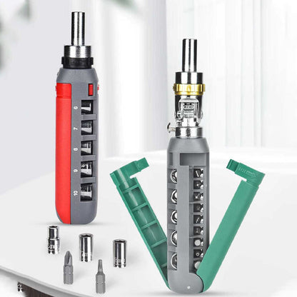 ⏳Limited-time 50% off⏰14 in 1 Multifunctional Ratchet Screwdriver Set🪛