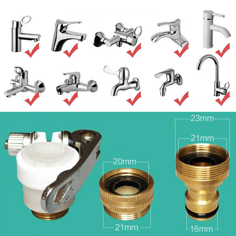 Universal 3-in-1 Hose Connector Set